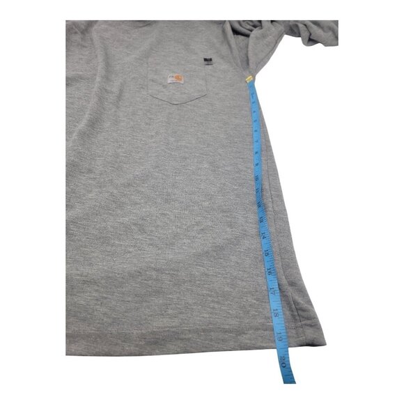 Carhartt Shirt Men L Gray Flame Resistant Force Workwear Gorpcore Rancher - Picture 3 of 8